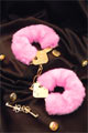 Accessoires Domination Menottes M�tal & Fourrure Rose