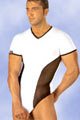 Lingerie Homme Tee Shirt Noir & Blanc
