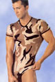 Lingerie Homme Tee Shirt Camouflage Désert