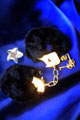 Accessoires Domination Menottes Métal & Fourrure Noire