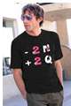 Jeux et Cadeaux T-Shirt  - 2 N, + 2 Q - Homme.